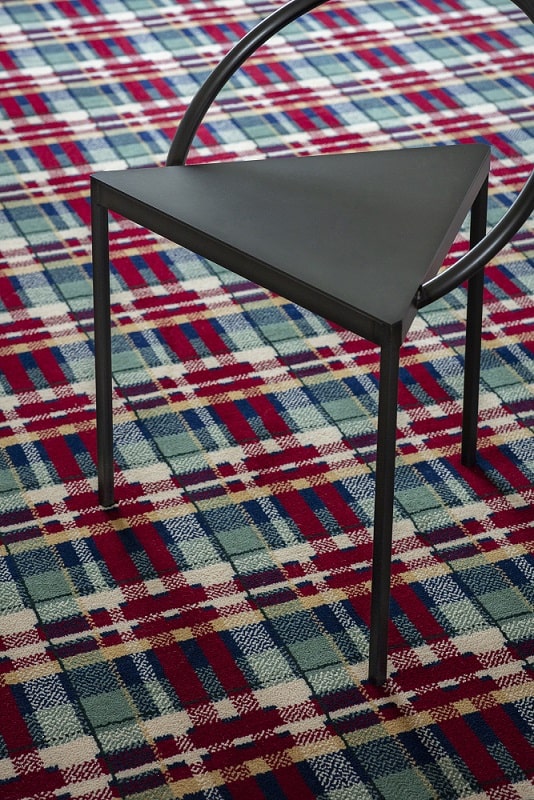 Flooring 4 You Ltd has all the samples of the Quirky Tartans from Alternative Flooring at their new flooring showroom in Cheshire, including this one, the Quirky Tartan Red Red Rose